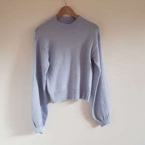 Wild fable, Bishop Sleve Blue Top 70s Inspired